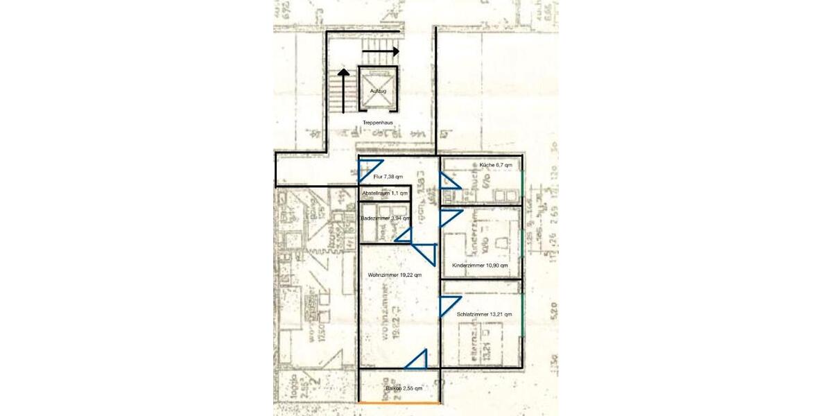 Etagenwohnung Soest - 3 Zimmer, 65 m&sup2;, 115.000&euro; | Angebot:25026771