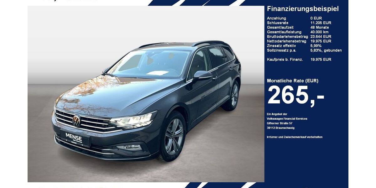 VW Passat Variant 157.735 km 19.975 &euro; Gütersloh 33334