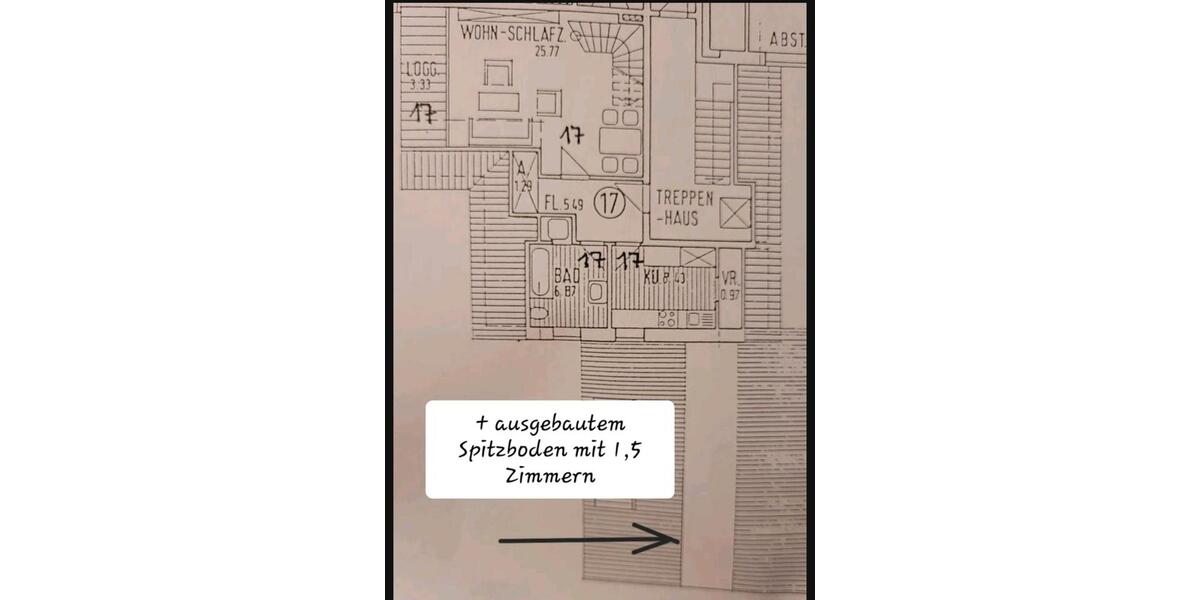 Maisonettenwohnung Rheda-Wiedenbrück Wiedenbrück - 2.5 Zimmer, 80 m&sup2;, 205.000&euro; | Angebot:26837753
