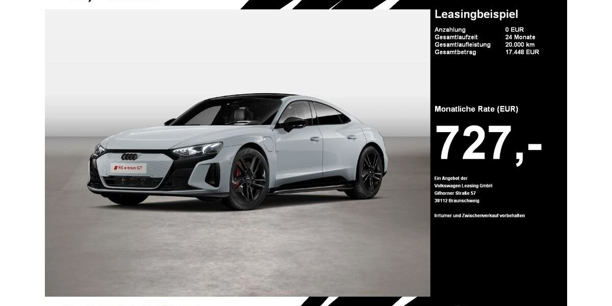 Audi RS e-tron GT 20.289 km 84.885 &euro; Gütersloh 33330