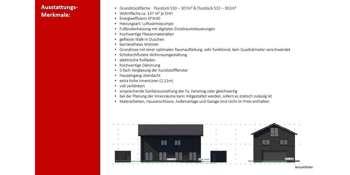 Doppelhaushälfte Oelde - 4 Zimmer, 147 m&sup2;, 497.000&euro; | Angebot:26725391