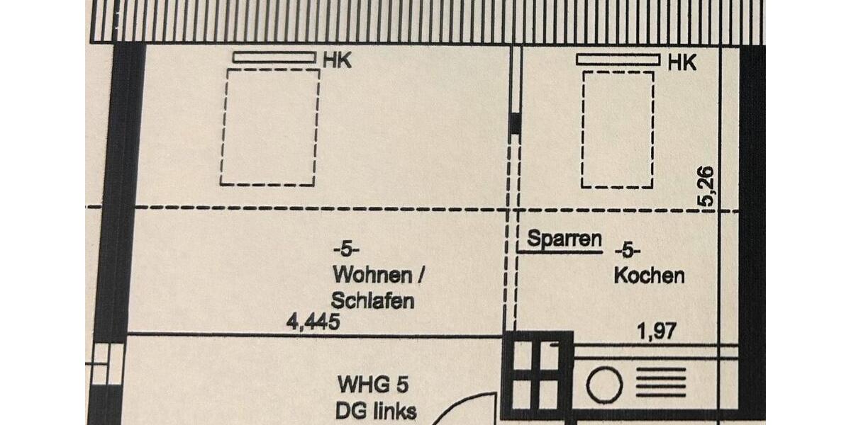 Dachgeschoßwohnung Beckum - 1 Zimmer, 30 m&sup2;, 595&euro; | Angebot:25931852