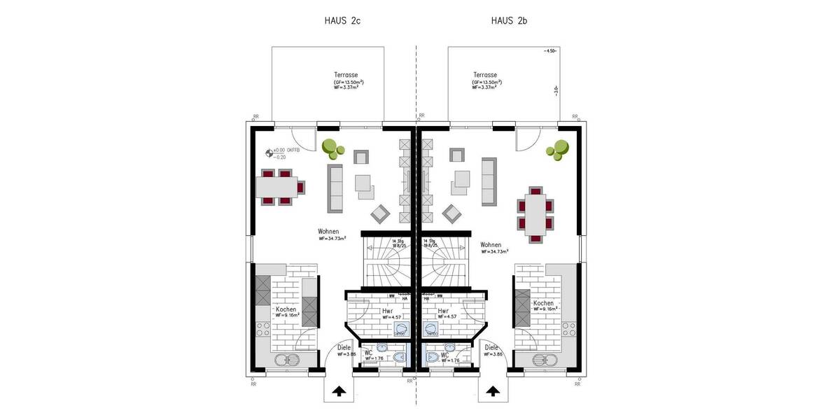 Doppelhaushälfte Borchen Kirchborchen - 5 Zimmer, 127 m&sup2;, 398.000&euro; | Angebot:26080767