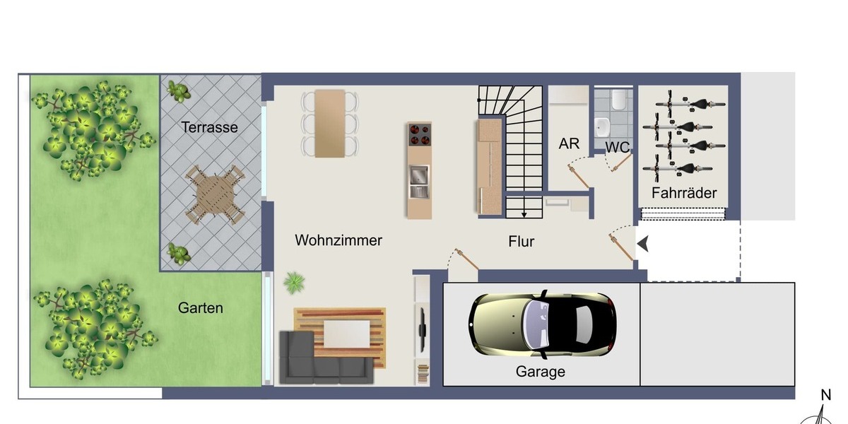 Sofort beziehbar! Die letzte Einheit für die Eigennutzung. Exklusives nachhaltiges Reihenmittelhaus in Neubeckum - Reihenmittelhaus Beckum | Angebot:25306371