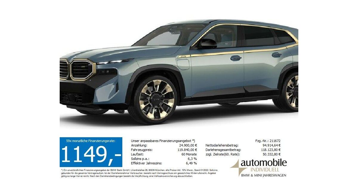 BMW XM 20.300 km 114.840 &euro; Paderborn 33100