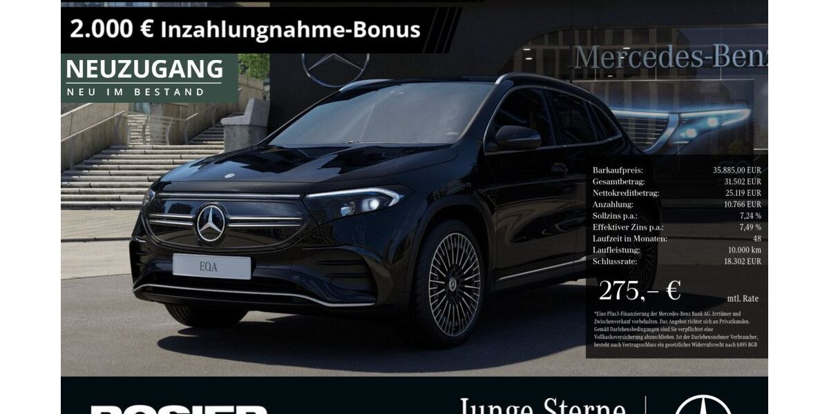Mercedes-Benz EQA 21.290 km 35.885 &euro; Paderborn 33100