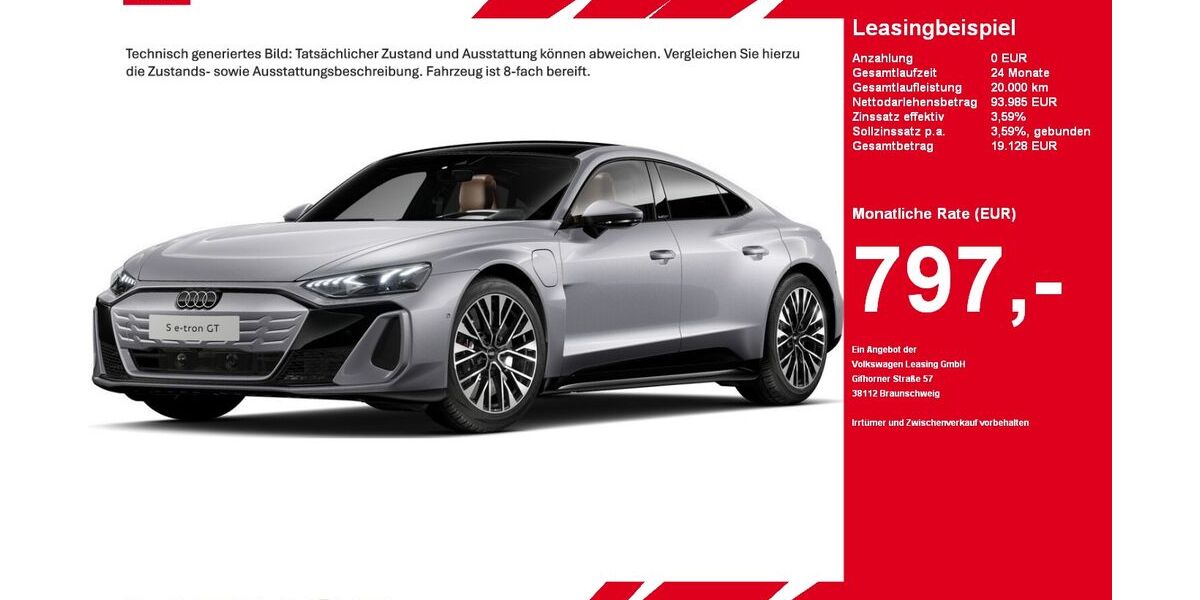 Audi e-tron GT 5.481 km 93.985 &euro; Gütersloh 33334
