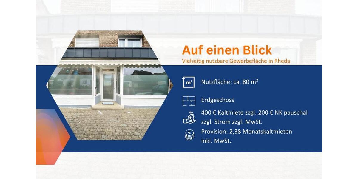 Gewerbeobjekt Rheda-Wiedenbrück Wiedenbrück - 400&euro; | Angebot:25856342