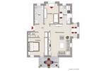 Etagenwohnung Gütersloh Innenstadt - 3 Zimmer, 82 m&sup2;, 229.000&euro; | Angebot:26744970