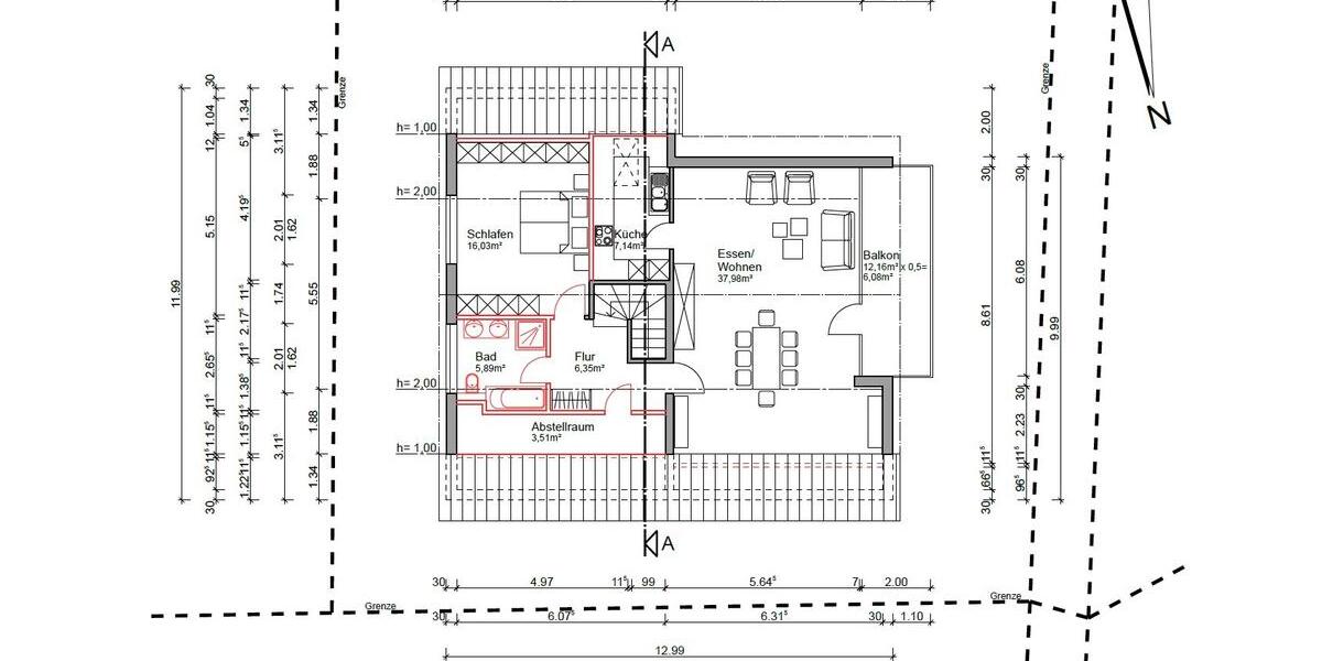Dachgeschoßwohnung Möhnesee - 2 Zimmer, 83 m&sup2;, 950&euro; | Angebot:26573016