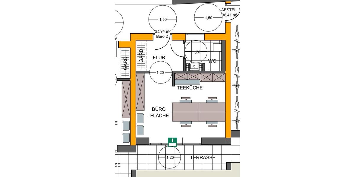 Etagenwohnung Paderborn - 1 Zimmer, 27 m&sup2;, 460&euro; | Angebot:26636759