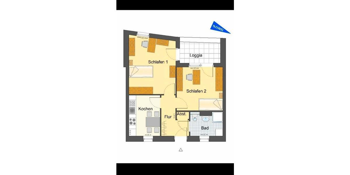 Etagenwohnung Paderborn Univiertel - 2 Zimmer, 54 m&sup2;, 924&euro; | Angebot:25541235