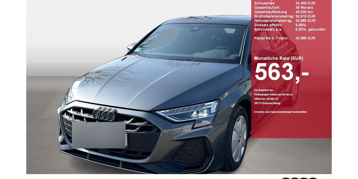 Audi A3 14.000 km 39.985 &euro; Gütersloh 33330