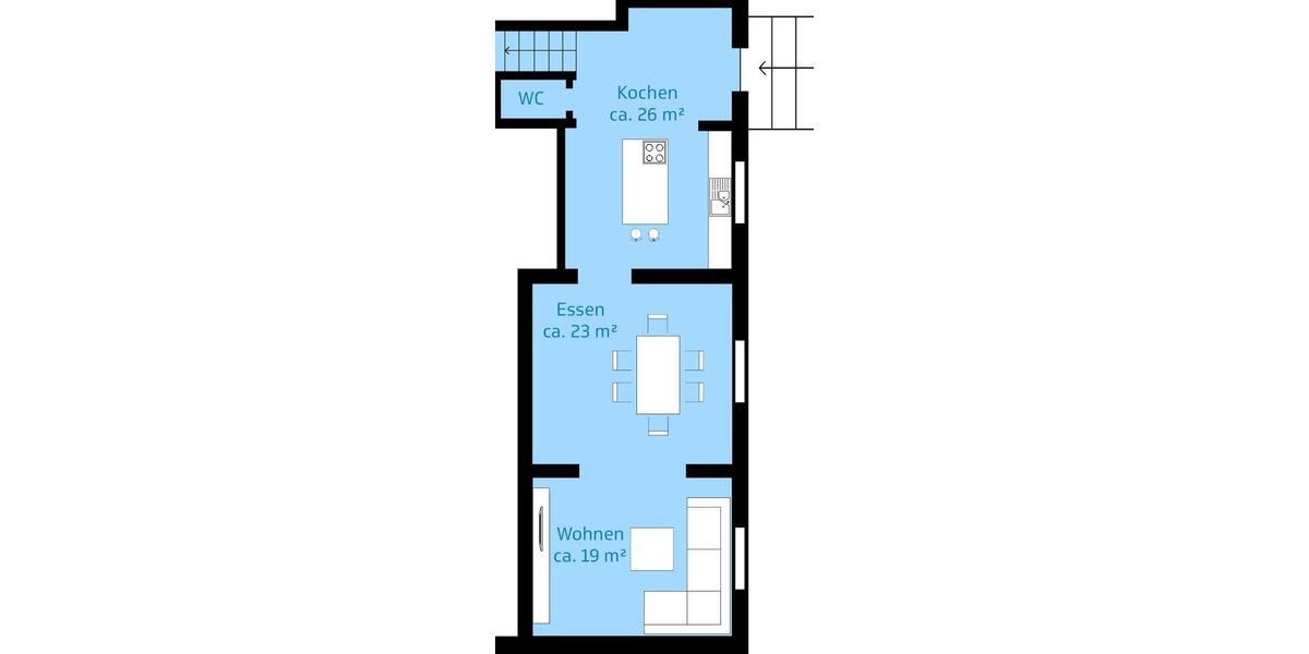 Maisonettenwohnung Gütersloh - 3.5 Zimmer, 154 m&sup2;, 1.770&euro; | Angebot:23551843