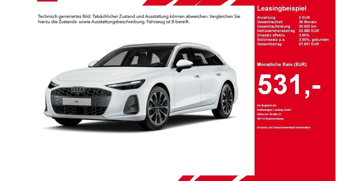 Audi A6 28.500 km 52.985 &euro; Gütersloh 33334