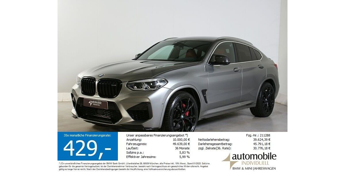 BMW X4 M 94.000 km 48.840 &euro; Paderborn 33100