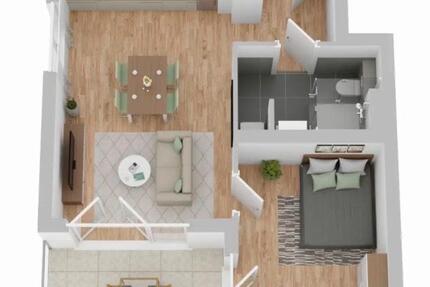 Wohnung Hövelhof - 2 Zimmer, 50 m&sup2;, 900&euro; | Angebot:26563154