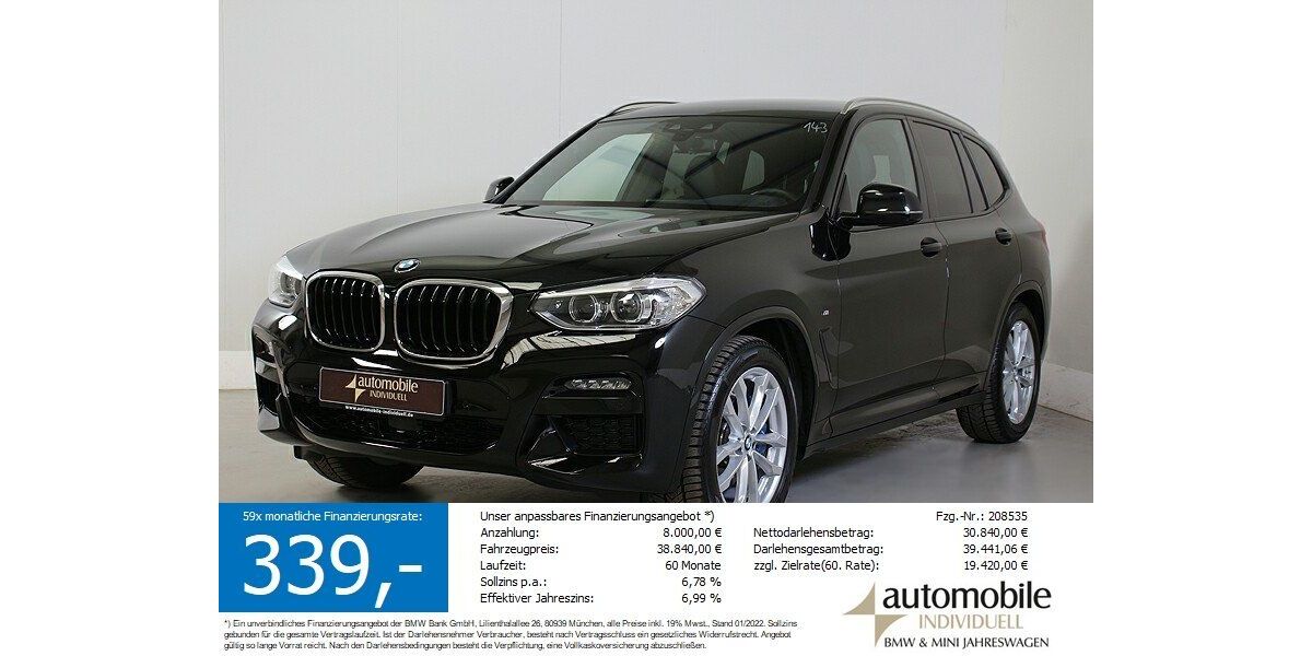 BMW X3 49.900 km 38.200 &euro; Paderborn 33100