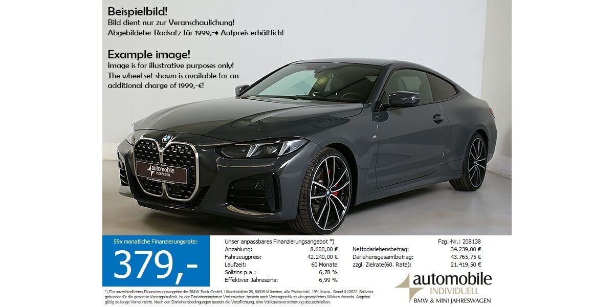 BMW 420 26.000 km 40.840 &euro; Paderborn 33100