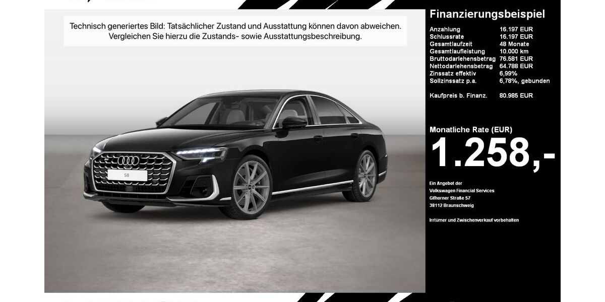 Audi S8 57.006 km 80.985 &euro; Oelde (Stromberg) 59302