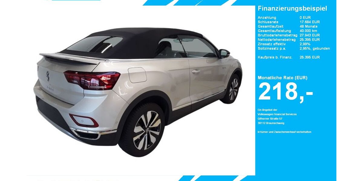 VW T-Roc 8.400 km 25.395 &euro; Gütersloh 33334