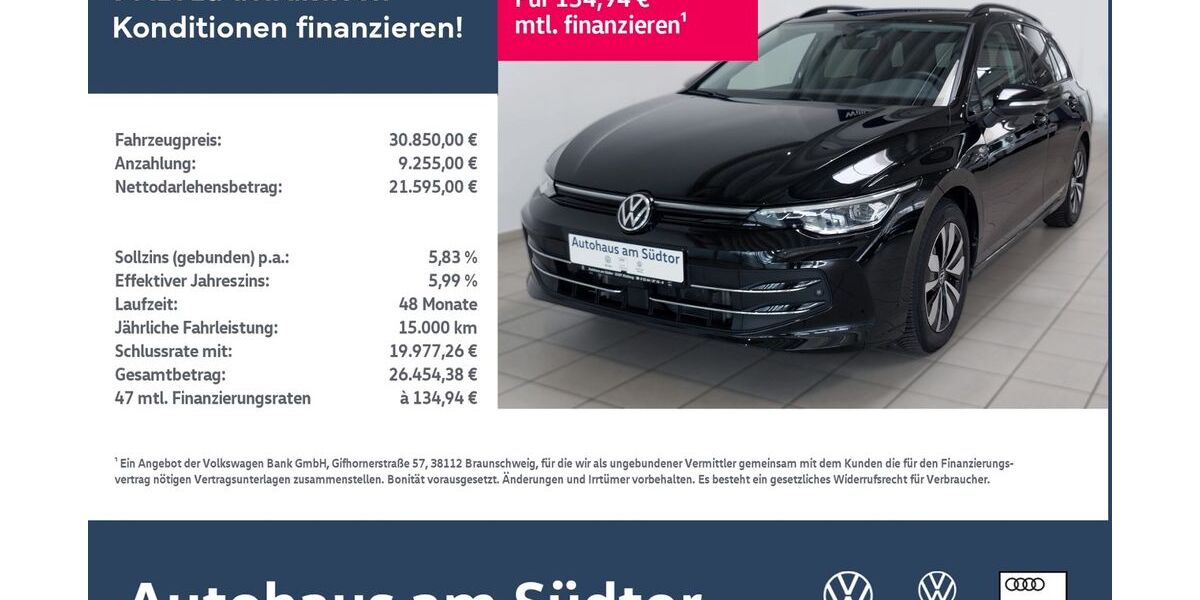 VW Golf 19.991 km 30.850 &euro; Rietberg 33397