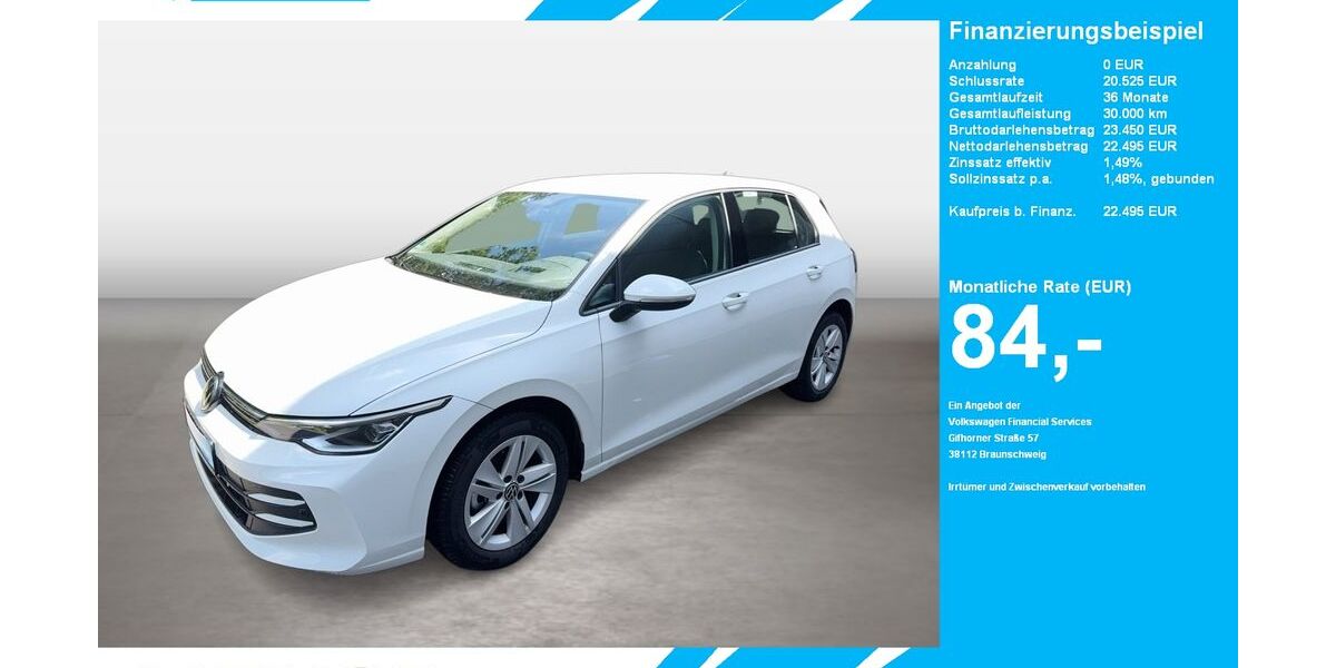 VW Golf 3.961 km 22.495 &euro; Gütersloh 33334