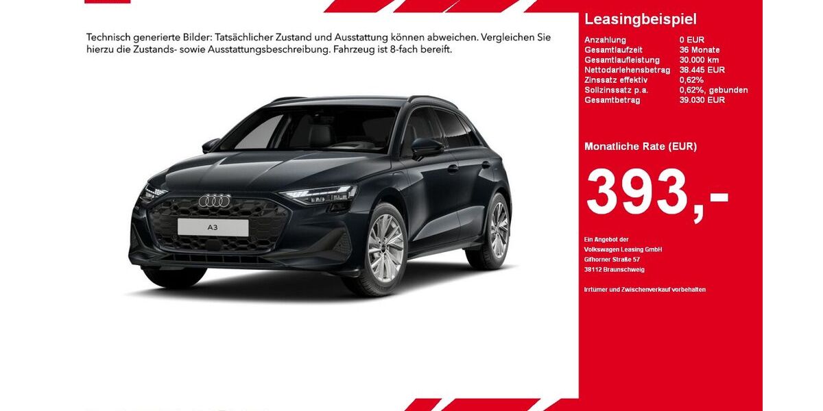 Audi A3 10.126 km 38.445 &euro; Gütersloh 33334