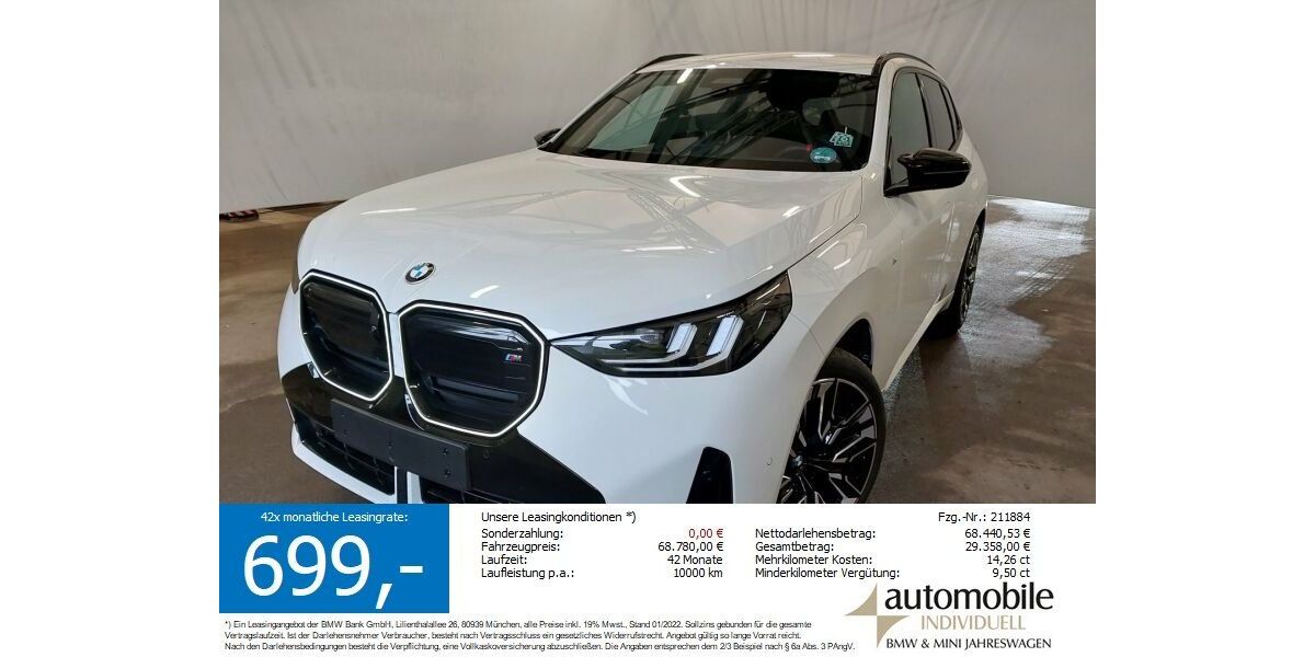 BMW X3 M50 18.990 km 68.610 &euro; Paderborn 33100