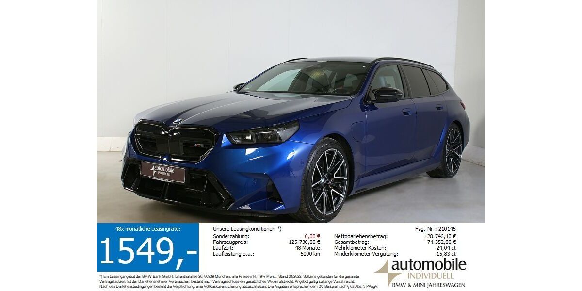 BMW M5 14.500 km 123.840 &euro; Paderborn 33100