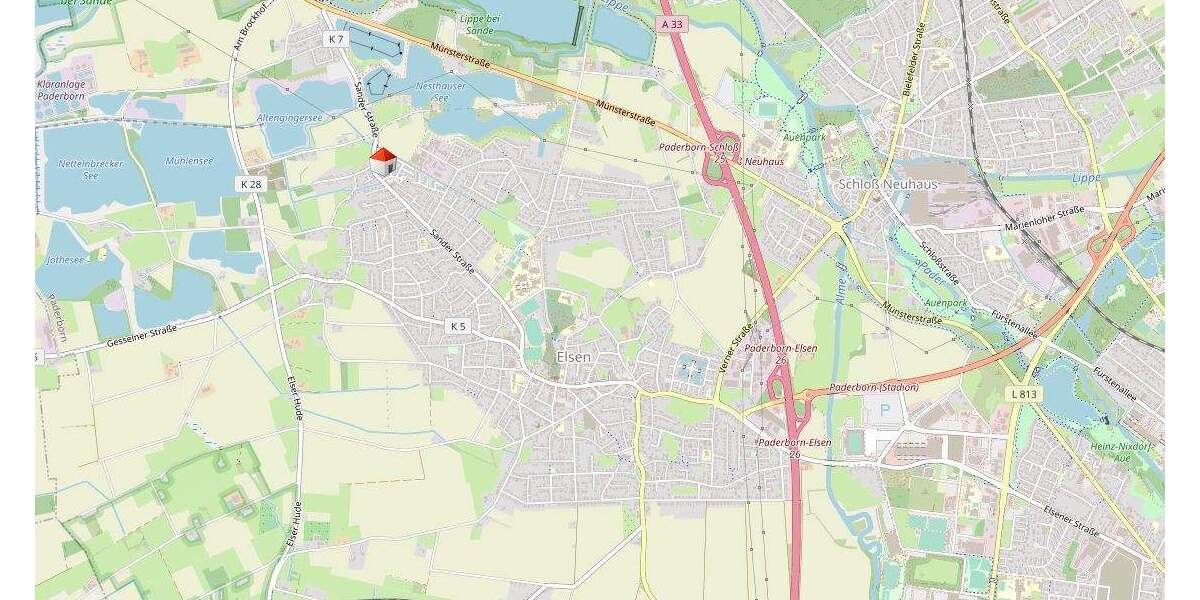 Etagenwohnung Paderborn / Elsen Elsen - 3 Zimmer, 74 m&sup2;, 229.000&euro; | Angebot:25708792