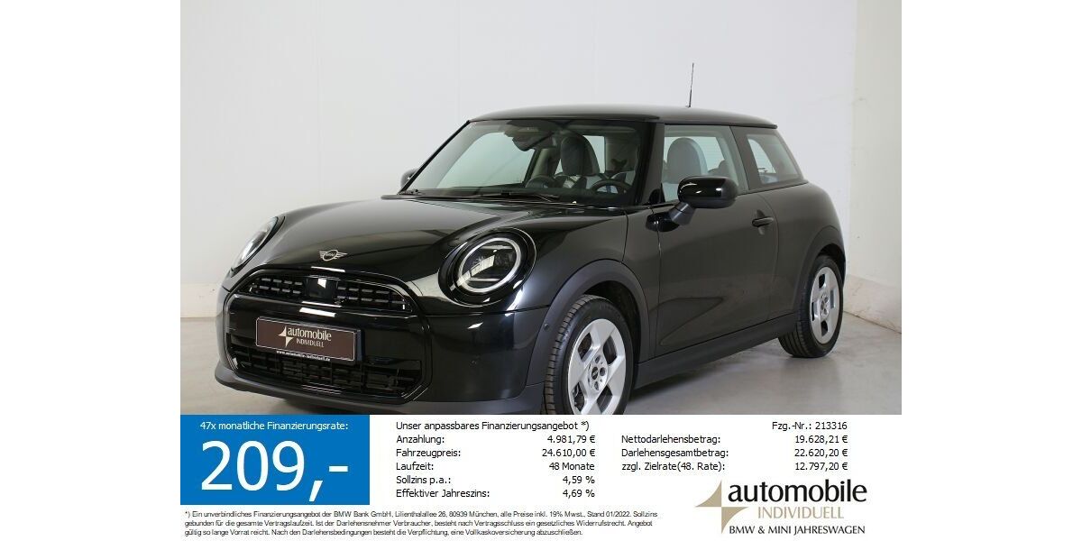 Mini Cooper C 19.500 km 24.590 &euro; Paderborn 33100