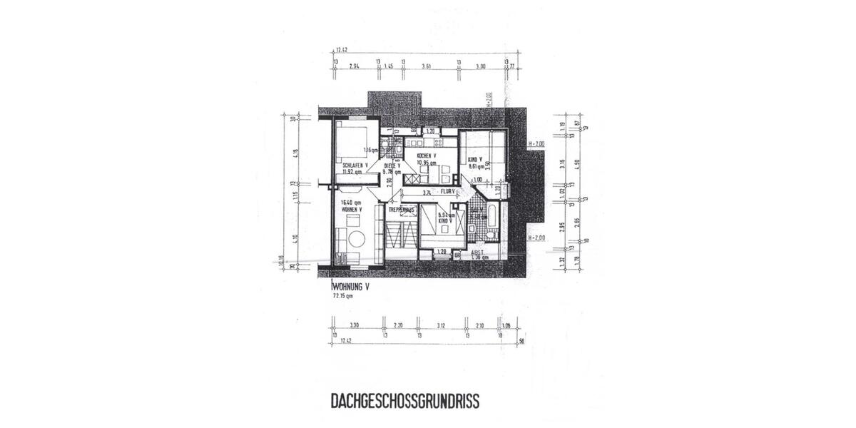 Dachgeschoßwohnung Soest - 4 Zimmer, 72 m&sup2;, 721&euro; | Angebot:25641593
