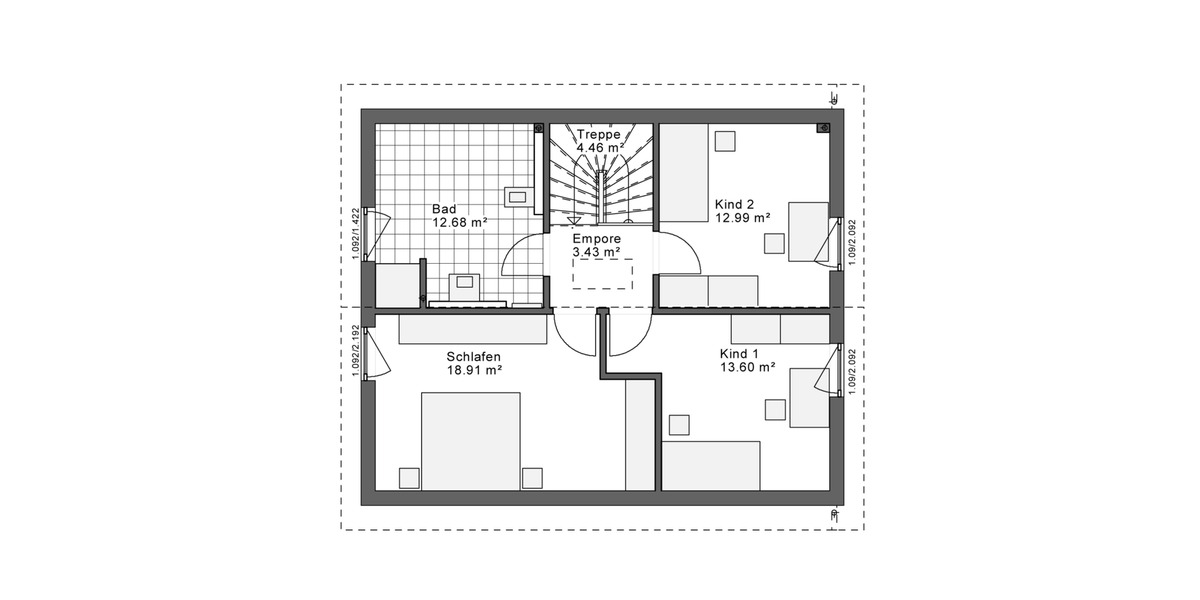 Einfamilienhaus Gütersloh - 3 Zimmer, 120 m&sup2;, 1.898&euro; | Angebot:24438798