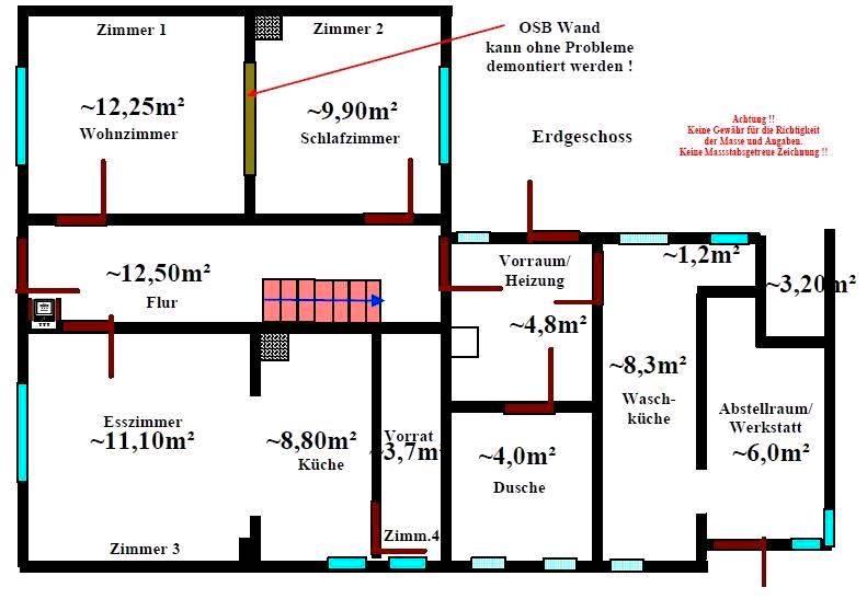 Einfamilienhaus Geseke - 10 Zimmer, 180 m&sup2;, 199.000&euro; | Angebot:26048677