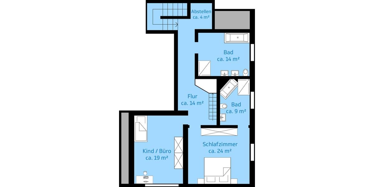 Maisonettenwohnung Gütersloh - 3.5 Zimmer, 154 m&sup2;, 1.770&euro; | Angebot:23551843