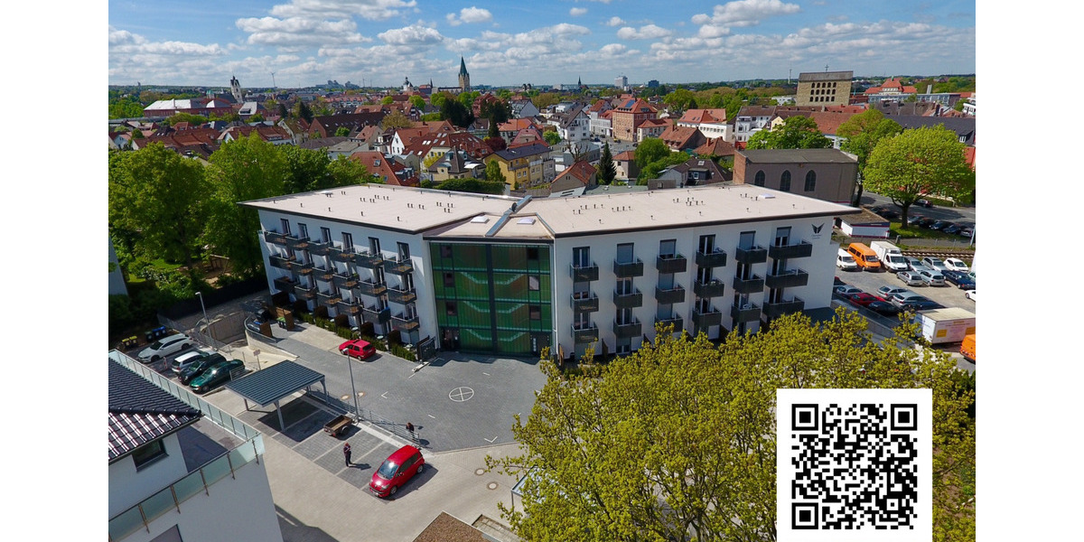 Etagenwohnung Paderborn - 1 Zimmer, 29 m&sup2;, 399&euro; | Angebot:25430653