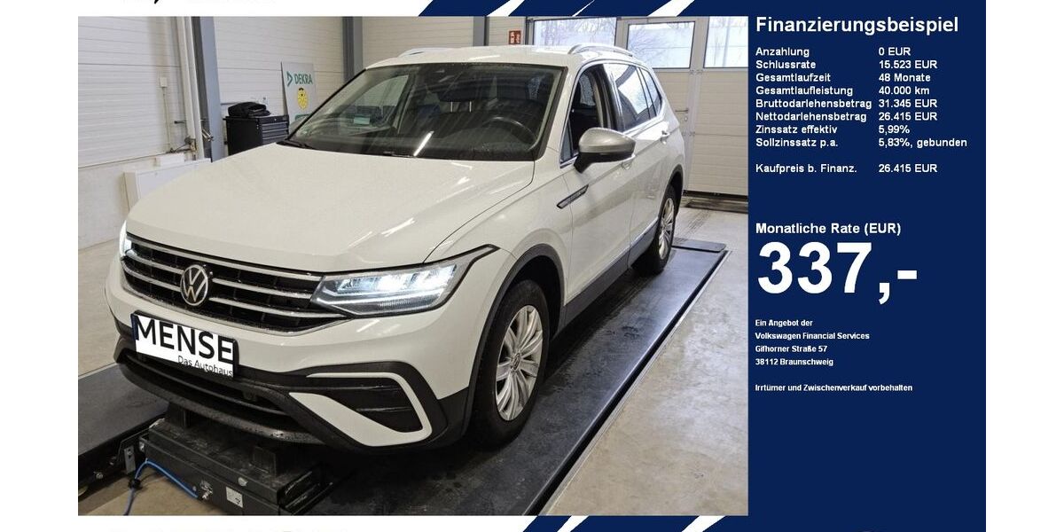 VW Tiguan Allspace 93.101 km 26.415 &euro; Gütersloh 33334