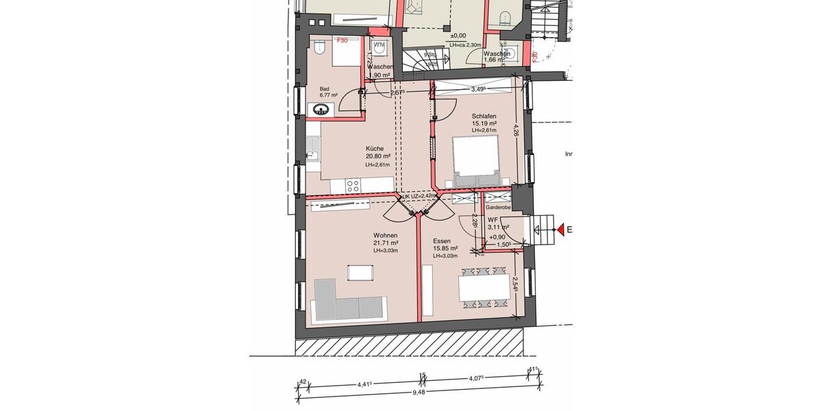 Hochparterre Soest - 2.5 Zimmer, 85 m&sup2;, 900&euro; | Angebot:26596479