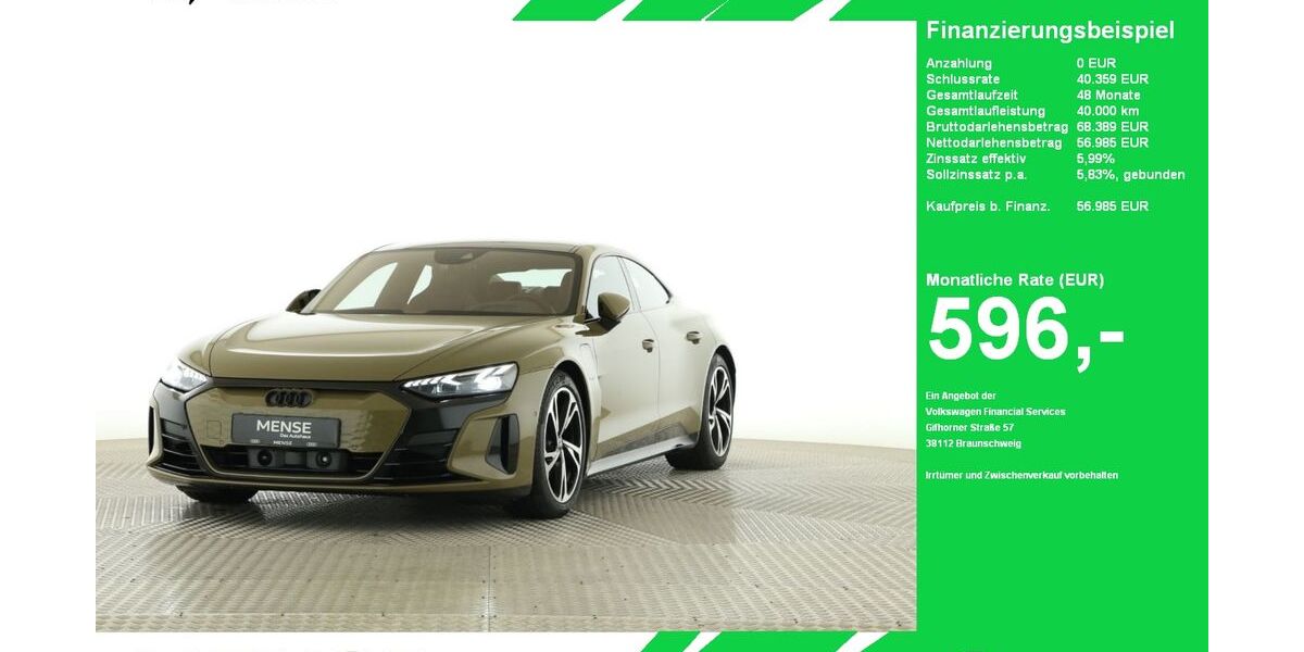 Audi e-tron GT 48.739 km 56.985 &euro; Oelde (Stromberg) 59302
