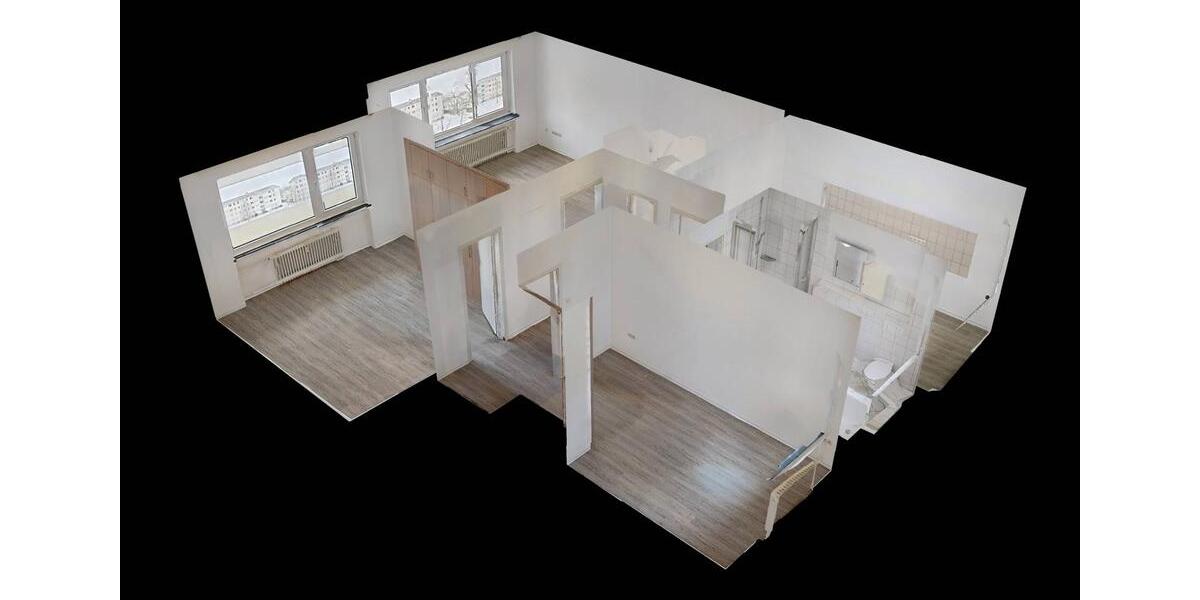 Etagenwohnung Paderborn - 3 Zimmer, 70 m&sup2;, 593&euro; | Angebot:24570702