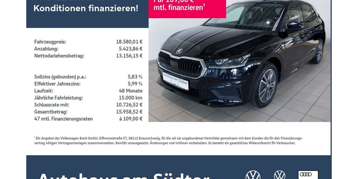 Skoda Fabia 14.428 km 18.580 &euro; Rietberg 33397