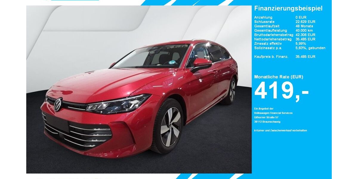 VW Passat Variant 10.230 km 35.485 &euro; Gütersloh 33334