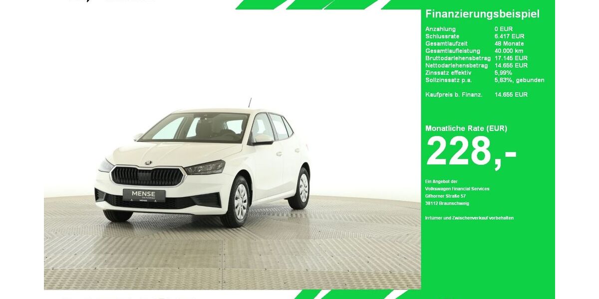Skoda Fabia 53.187 km 14.655 &euro; Oelde (Stromberg) 59302