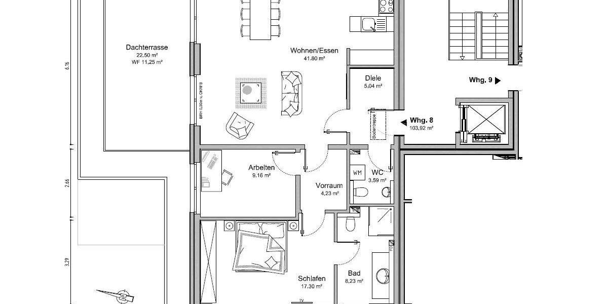 Etagenwohnung Bad Sassendorf Sassendorf - 3 Zimmer, 103 m&sup2;, 465.000&euro; | Angebot:26891962