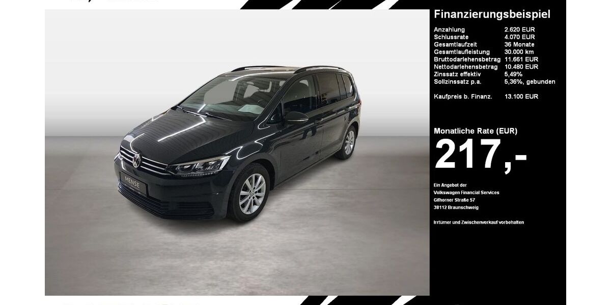VW Touran 205.826 km 11.985 &euro; Oelde (Stromberg) 59302