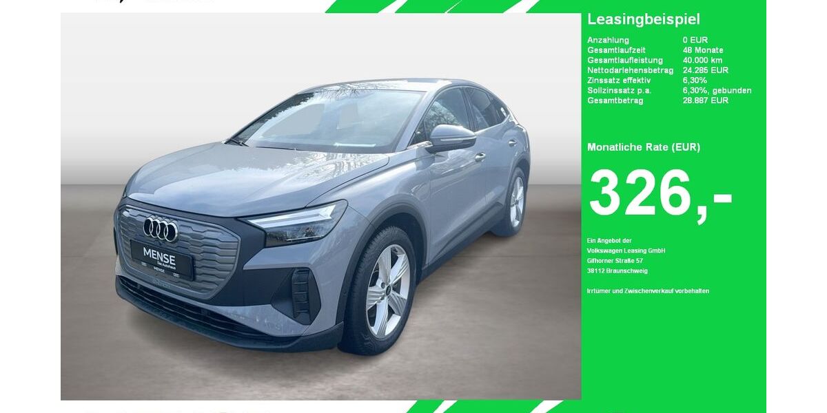 Audi Q4 e-tron 61.657 km 24.285 &euro; Oelde (Stromberg) 59302