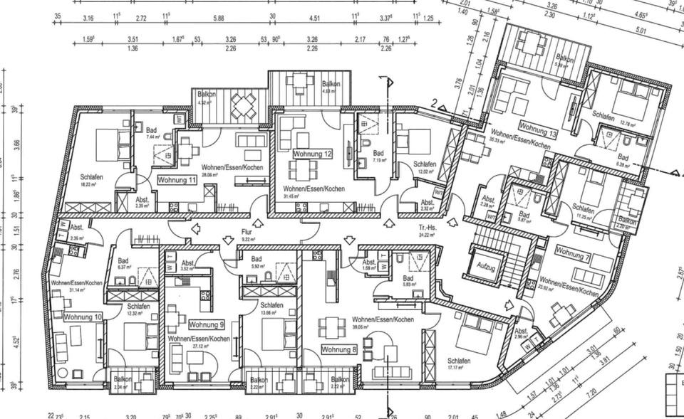Etagenwohnung Paderborn - 3 Zimmer, 90 m&sup2;, 1.260&euro; | Angebot:25263295