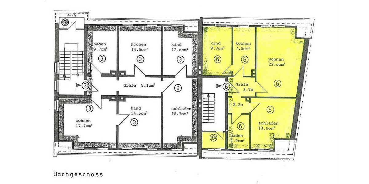 Etagenwohnung Soest Soest - 3 Zimmer, 65 m&sup2;, 176.000&euro; | Angebot:26571079