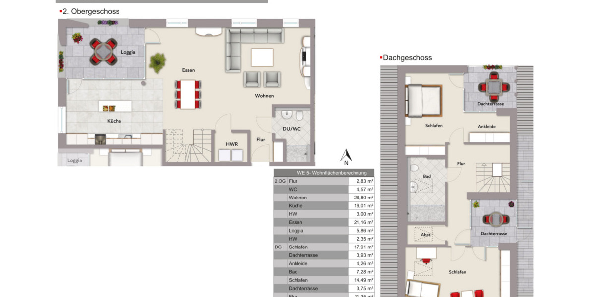 Etagenwohnung Rheda-Wiedenbrück Wiedenbrück - 2 Zimmer, 59 m&sup2;, 304.000&euro; | Angebot:25780593